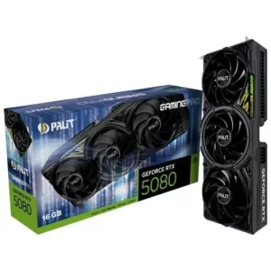 Tarjeta Gráfica Palit GeForce RTX 5080 GamingPro 16GB GDDR7 Reflex 2 RTX AI DLSS4