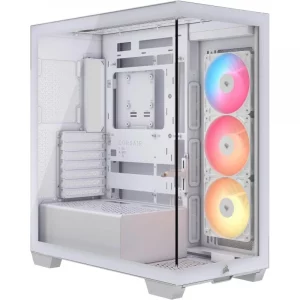 Torre PC Caja PC CORSAIR 3500X RS-R ARGB Semitorre Blanco 3 Ventiladores Vidrio Templado
