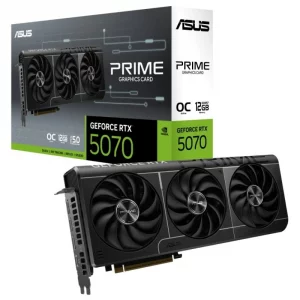 Tarjeta Gráfica ASUS PRIME GeForce RTX 5070 OC 12GB GDDR7 Reflex 2 RTX AI DLSS4