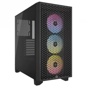 Torre PC Corsair 3000D RGB AIRFLOW Cristal Templado USB 3.2 Negra